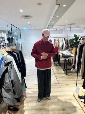 「アイテム（カバーオール）」を使った、0706okamutsukingさん（メンズ・183cm）の秋コーディネート