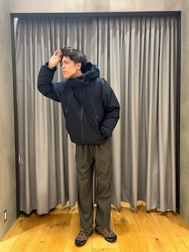 「KANEKO OPTICAL（カネコオプティカル）の『別注』KANEKO OPTICAL×URBAN RESEARCH　URA-06（メガネ）」を使った、0706okamutsukingさん（メンズ・183cm）の秋コーディネート