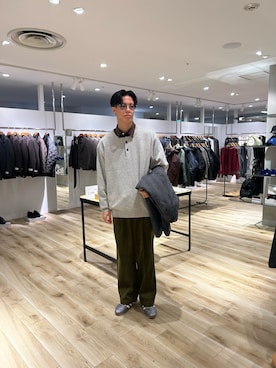 「季節の変わり目羽織コーデ」｜「アイテム（その他アウター）」を使った、0706okamutsukingさん（メンズ・183cm）の秋コーディネート