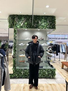 「Paraboot（パラブーツ）のアイテム（ローファー）」を使った、0706okamutsukingさん（メンズ・183cm）の秋コーディネート