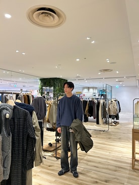 「Barbour（バブアー）の『別注』Barbour×DOORS　HOODED COAT（その他アウター）」を使った、0706okamutsukingさん（メンズ・183cm）の秋コーディネート