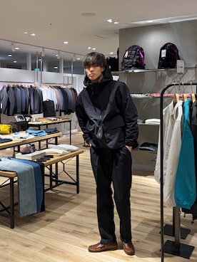 「Snow Peak（スノーピーク）のアイテム」を使った、0706okamutsukingさん（メンズ・183cm）の春コーディネート