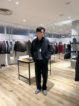 「季節の変わり目羽織コーデ」｜「アイテム（その他アウター）」を使った、0706okamutsukingさん（メンズ・183cm）の秋コーディネート