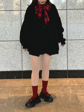 「アイテム（スウェット）」を使った、mao さん（レディース・156cm・20代）の秋コーディネート