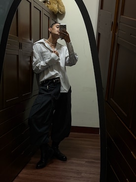 「アイテム（チノパンツ）」を使った、よよさん（メンズ・181cm・20代）の冬コーディネート