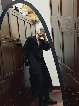 「アイテム（テーラードジャケット）」を使った、よよさん（メンズ・181cm・20代）の冬コーディネート