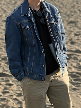 「Shine（シャイン）のアイテム」を使った、mさん（メンズ・182cm）の秋コーディネート