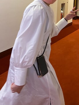 「archives（アルシーヴ）のアイテム（シャツワンピース）」を使った、miyuさん（レディース・157cm）の秋コーディネート