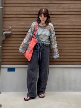 「ニットコーデ」｜osuzuさん（レディース・154cm）の秋コーディネート