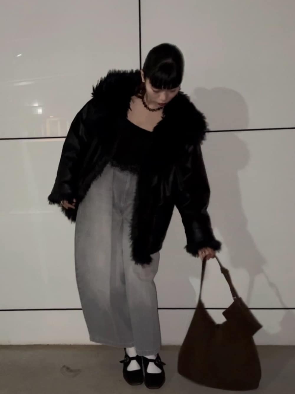 TELOPLAN（テーロプラン）の「Eileen Fur Coat（ノーカラージャケット