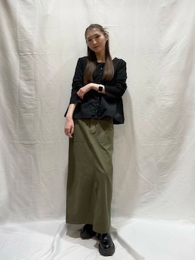 「Barbour」｜aoiさん（レディース・161cm）の春コーディネート