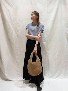 「初夏のお出かけコーデ」｜aoiさん（レディース・161cm）の夏コーディネート
