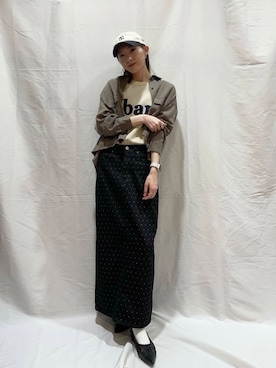 「Barbour」｜aoiさん（レディース・161cm）の春コーディネート