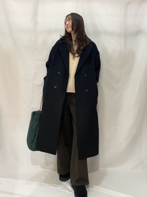 セール】ウールブレンドビッグコート（その他アウター）｜ITEMS