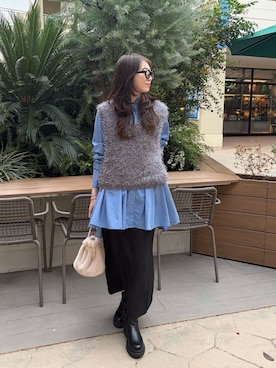 aoiさん（レディース・162cm）の冬コーディネート