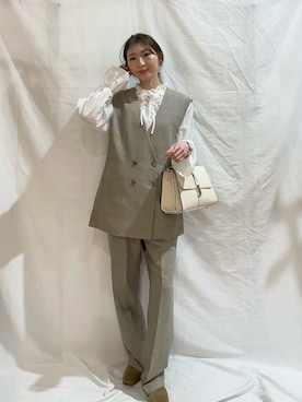 aoiさん（レディース・162cm）の冬コーディネート