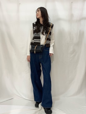 aoiさん（レディース・162cm）の冬コーディネート