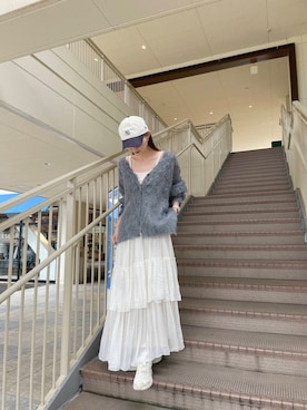 「HEYUMM（ヘユム）のアイテム」を使った、aoiさん（レディース・161cm）の秋コーディネート