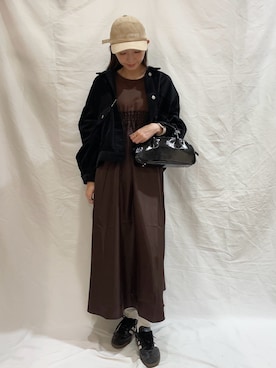 「アイテム（その他アウター）」を使った、aoiさん（レディース・162cm）の秋コーディネート
