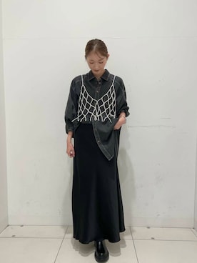 「アイテム（その他小物）」を使った、aoiさん（レディース・161cm）の秋コーディネート