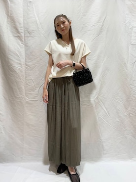 「sip2412」｜aoiさん（レディース・161cm）の夏コーディネート