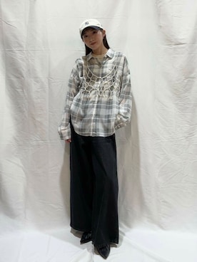「Barbour」｜aoiさん（レディース・161cm）の春コーディネート