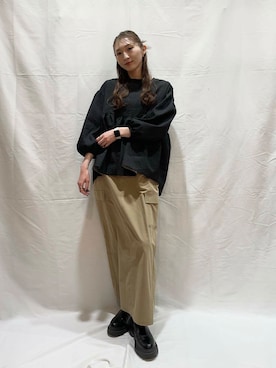 「Barbour」｜aoiさん（レディース・161cm）の冬コーディネート
