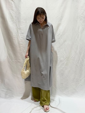 「初夏のお出かけコーデ」｜「アイテム（ワンピース/ドレス）」を使った、aoiさん（レディース・161cm）の春コーディネート