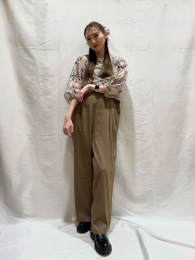 「ブーツコーデ」｜「アイテム（ワンピース/ドレス）」を使った、aoiさん（レディース・161cm）の冬コーディネート