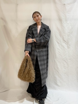 「アイテム（その他アウター、その他）」を使った、aoiさん（レディース・162cm）の秋コーディネート