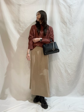 aoiさん（レディース・162cm）の冬コーディネート