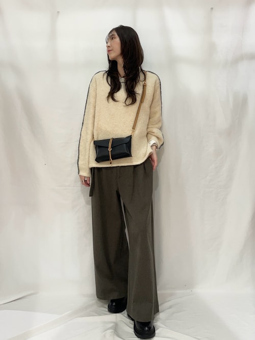 セール】ベルト付ツイードパンツ（その他パンツ）｜ITEMS