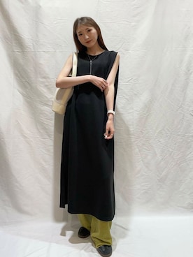 「初夏のお出かけコーデ」｜「アイテム（ワンピース/ドレス）」を使った、aoiさん（レディース・161cm）の夏コーディネート