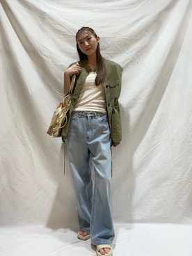 「アイテム（その他アウター）」を使った、aoiさん（レディース・162cm）の夏コーディネート