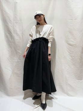 「ブーツコーデ」｜「アイテム（ワンピース/ドレス）」を使った、aoiさん（レディース・161cm）の春コーディネート