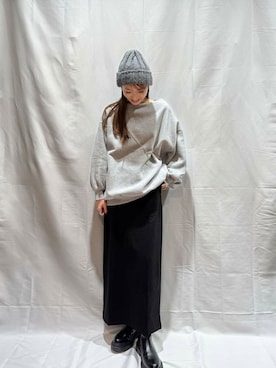 「ITEMS URBANRESEARCH（アイテムズ アーバンリサーチ）のアイテム（帽子）」を使った、aoiさん（レディース・161cm）の秋コーディネート