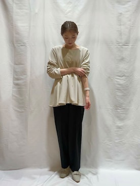 「newarrival」｜「アイテム（セットアップ）」を使った、aoiさん（レディース・161cm）の冬コーディネート