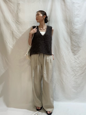 「RODE SKO（ロデスコ）のアイテム（サンダル）」を使った、aoiさん（レディース・162cm）の秋コーディネート