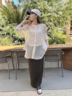 「初夏のお出かけコーデ」｜aoiさん（レディース・161cm）の夏コーディネート