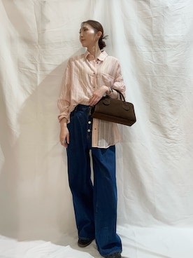 「KBF（ケイビーエフ）のアイテム（バッグ）」を使った、aoiさん（レディース・162cm）の夏コーディネート