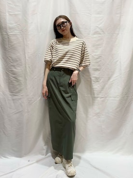 「Barbour」｜aoiさん（レディース・161cm）の春コーディネート
