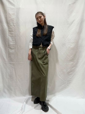 「Barbour」｜aoiさん（レディース・161cm）の春コーディネート