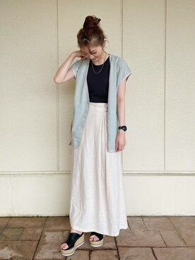 aoiさん（レディース・161cm）の夏コーディネート