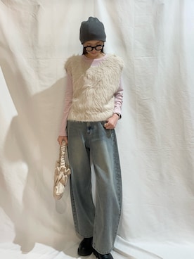 aoiさん（レディース・162cm）の冬コーディネート