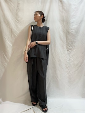 「RODE SKO（ロデスコ）のアイテム（サンダル）」を使った、aoiさん（レディース・162cm）の秋コーディネート