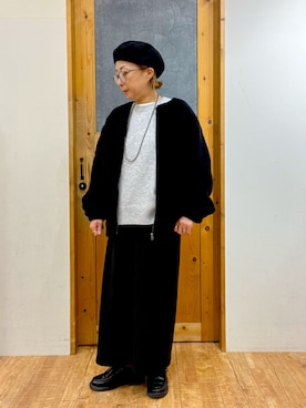 「DRESKIP（ドレスキップ）のアイテム」を使った、yumiさん（レディース・154cm）の冬コーディネート