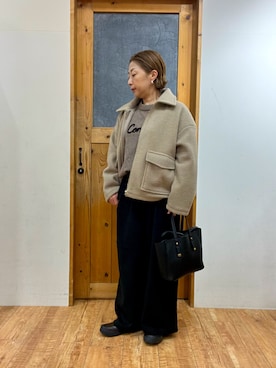 yumiさん（レディース・154cm）の冬コーディネート