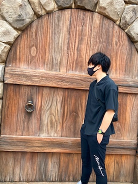 「anello（アネロ）のアイテム」を使った、サチさん（メンズ・178cm）の夏コーディネート