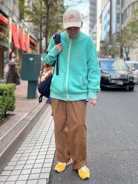 「TES（テス）のアイテム」を使った、nacoさん（レディース・162cm）の秋コーディネート