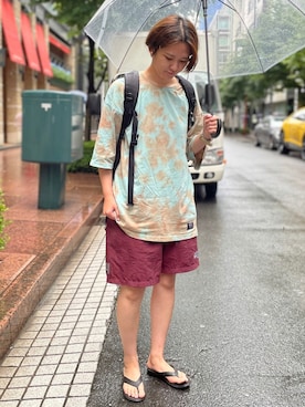 「stussy」｜nacoさん（レディース・162cm）の夏コーディネート